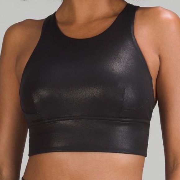 NWT Lululemon Wunder Train Longline Bra Foil
*Medium Support, C/D Cup Size 4 - Picture 7 of 9